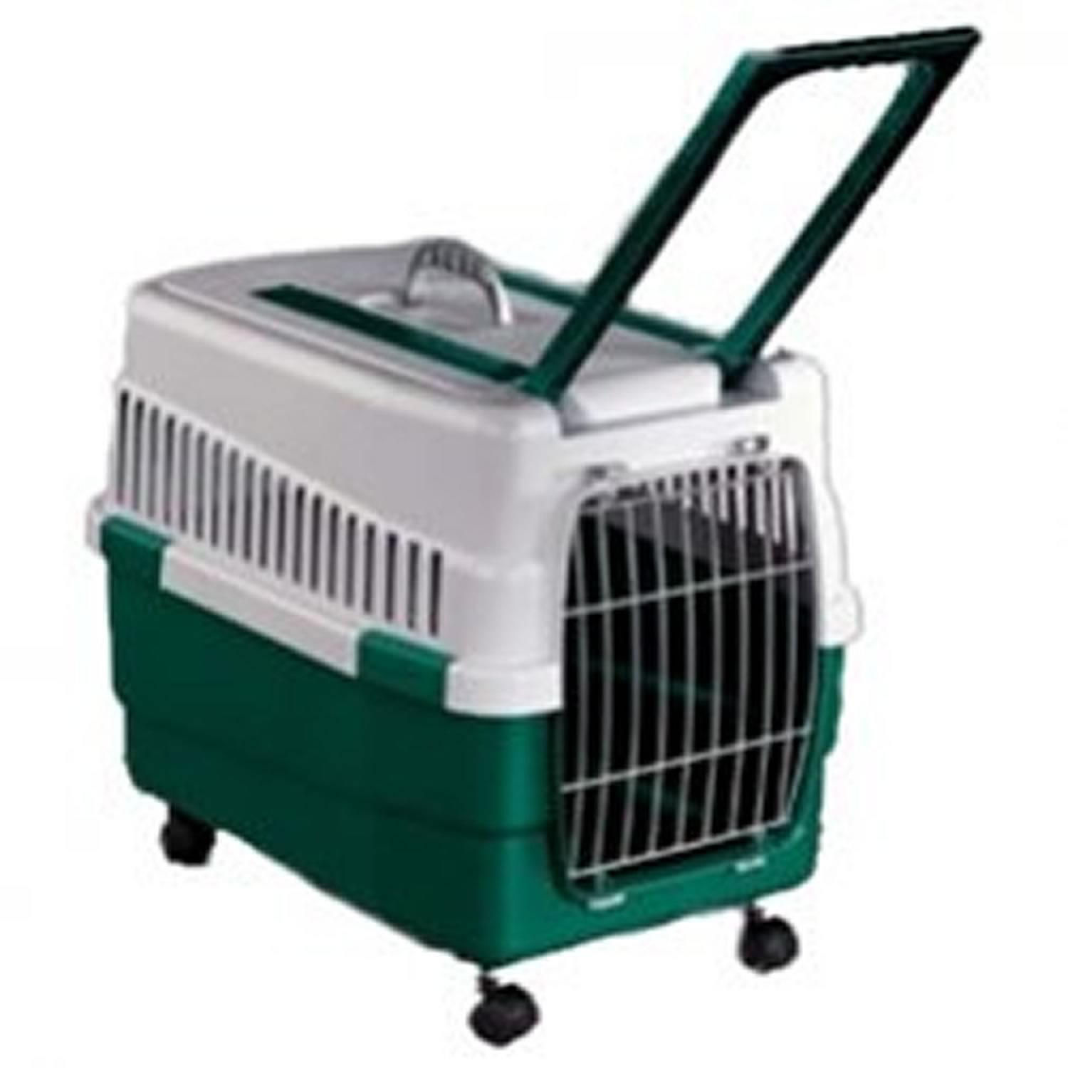PET CARRIER WITH WHEELS AND HANDLE, CARRIERS, DOG KENNELS