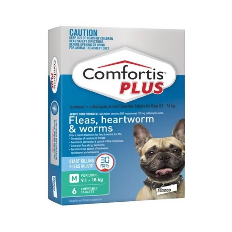 Comfortis Plus for Medium Dogs (Green)