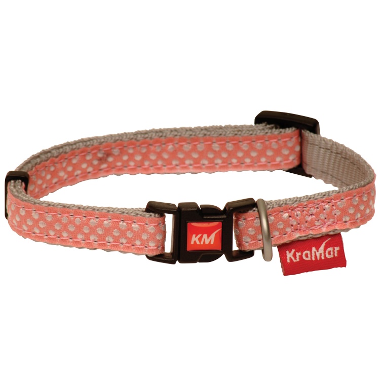 Pink Ribbon Puppy Collar