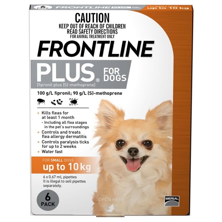 Frontline Plus for Small Dogs (Orange)
