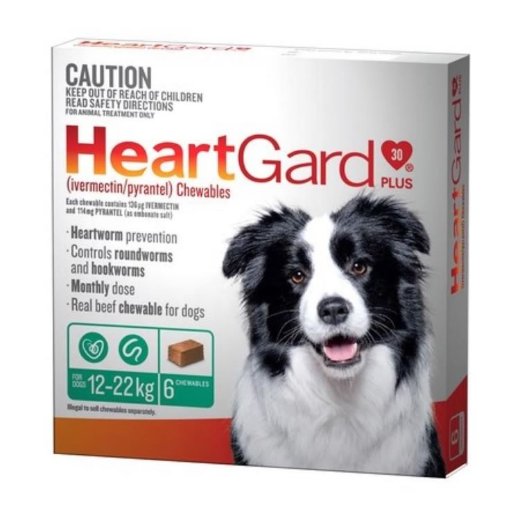 Heartgard Plus for Medium Dogs (Green)