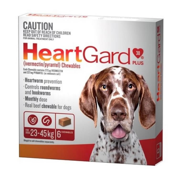 Heartgard Plus for Large Dogs (Brown)