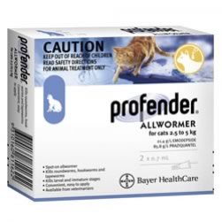 Profender Spot-on® Allwormer for Small Cats