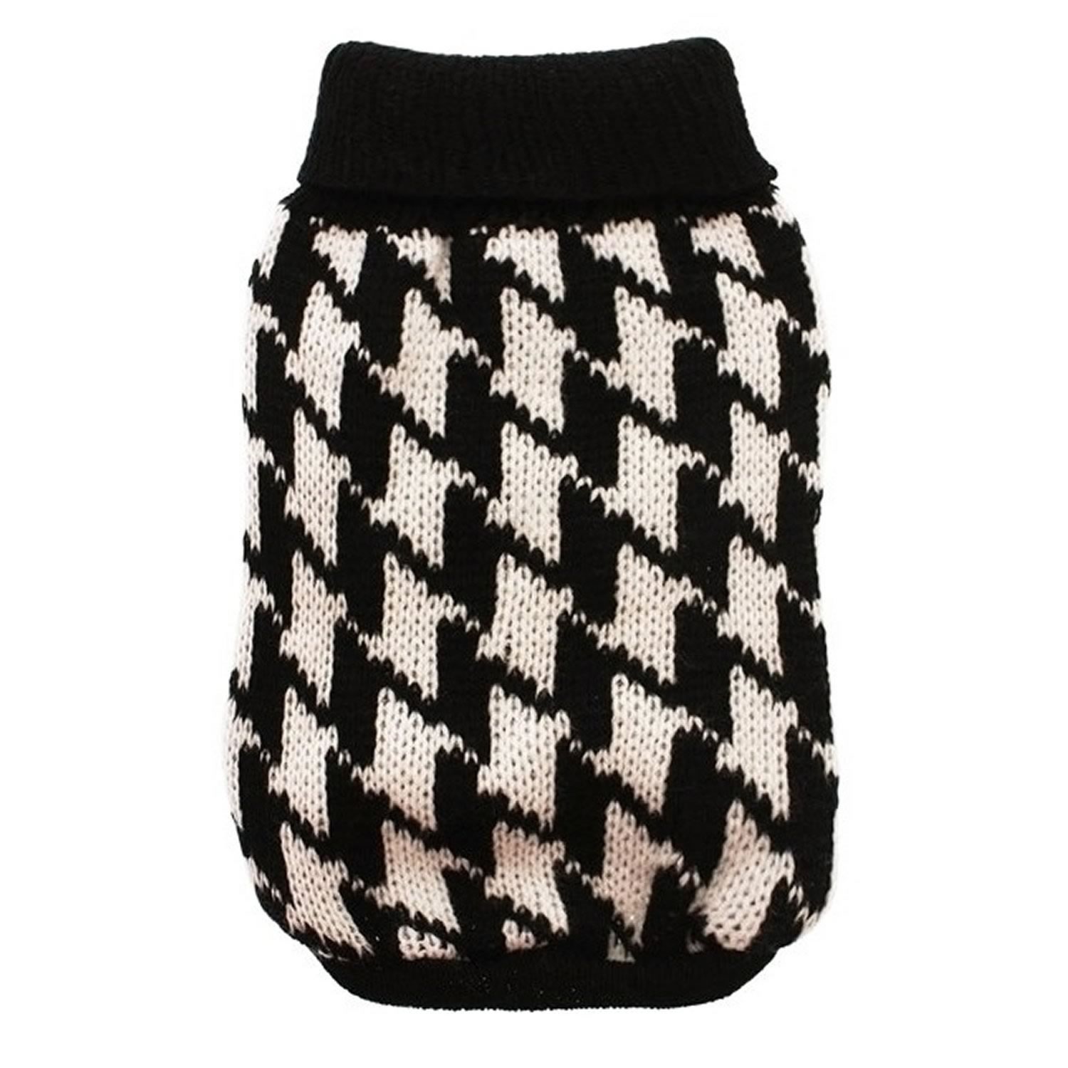 HOUNDSTOOTH KNITTED JUMPER | MODPET, JUMPERS, DOG APPAREL, MODPET ...