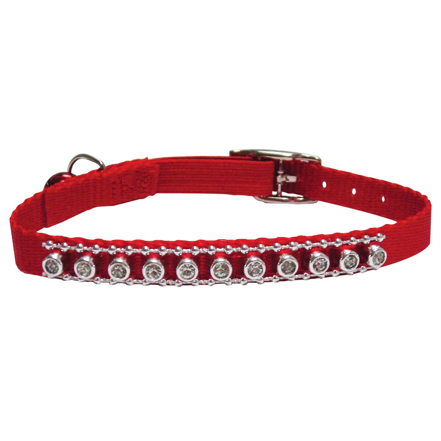 DIAMANTE CAT COLLAR KRAMAR COLLARS CAT TETHERING KRAMAR DIAMANTE CAT COLLAR