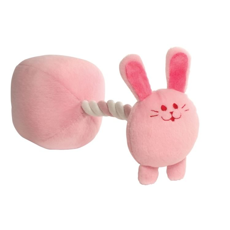 Puppy Plush Rope Toy (Pink)