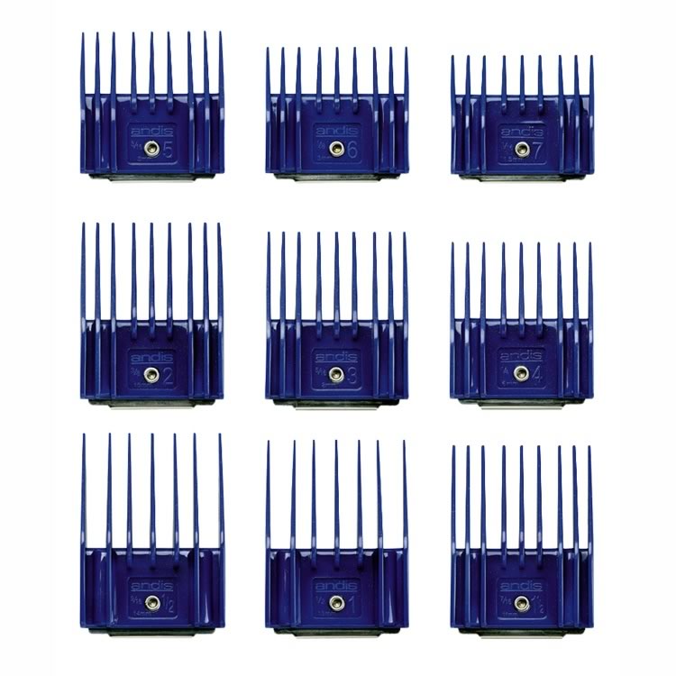 9-Piece Universal Small Plastic Comb Set