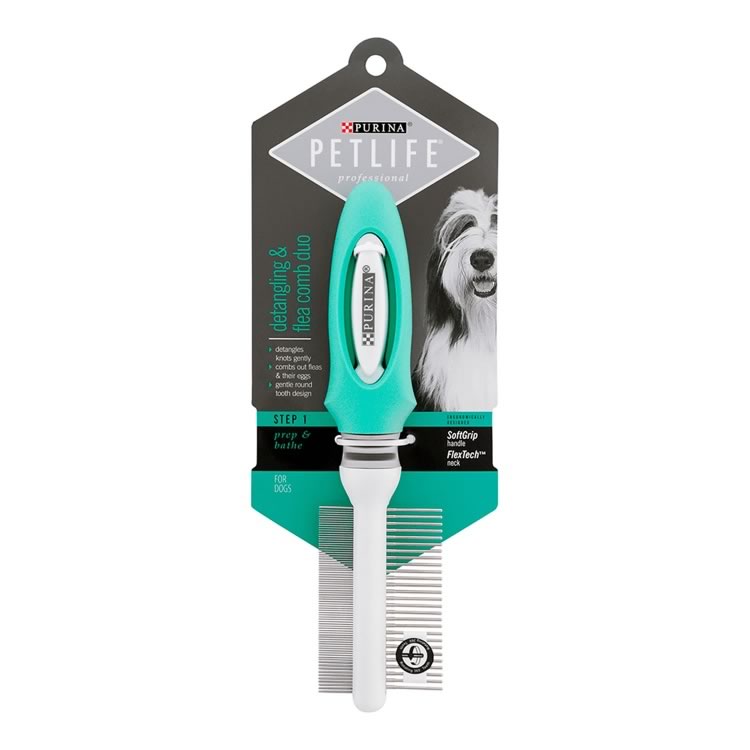 Petlife Detangling and Flea Comb Duo