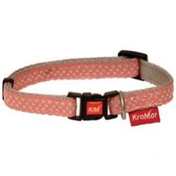 Pink Ribbon Puppy Collar