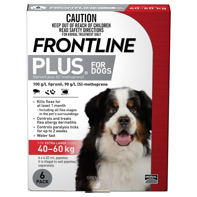 Frontline Plus for Extra Large Dogs (Red)