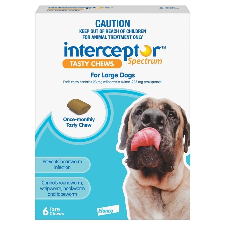 Interceptor Spectrum for Large Dogs (Blue)