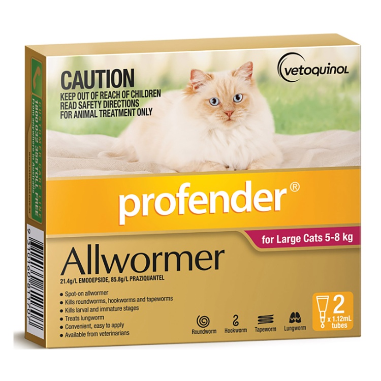 Profender Allwormer for Large Cats